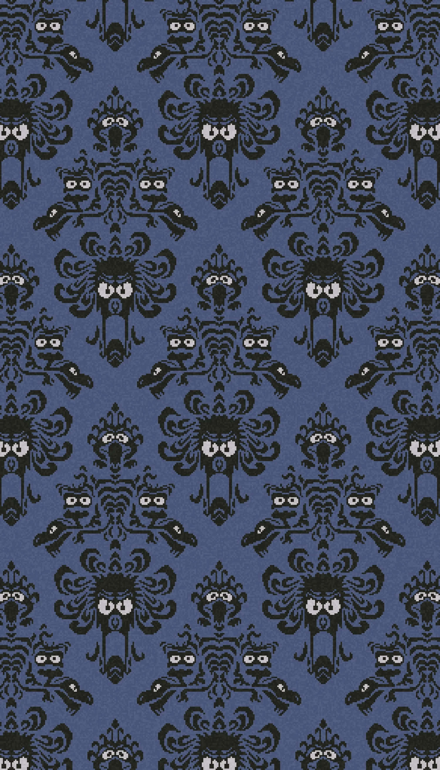 Muppet, owl motifs, black, 2K Phone Wallpaper