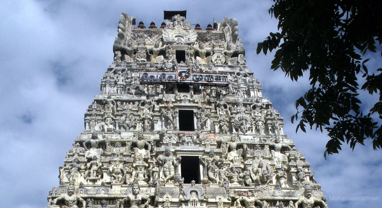 Murugan Temple, gopuram, stone temple, HD Desktop Wallpaper