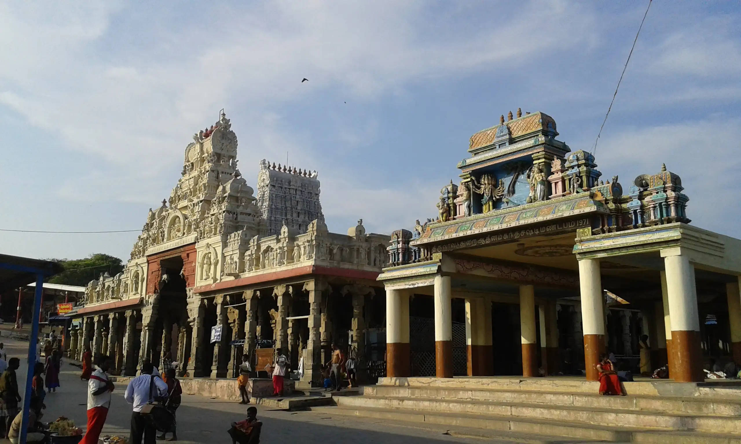 Murugan Temple, gopurams, traditional Indian temple, 2K Desktop Wallpaper