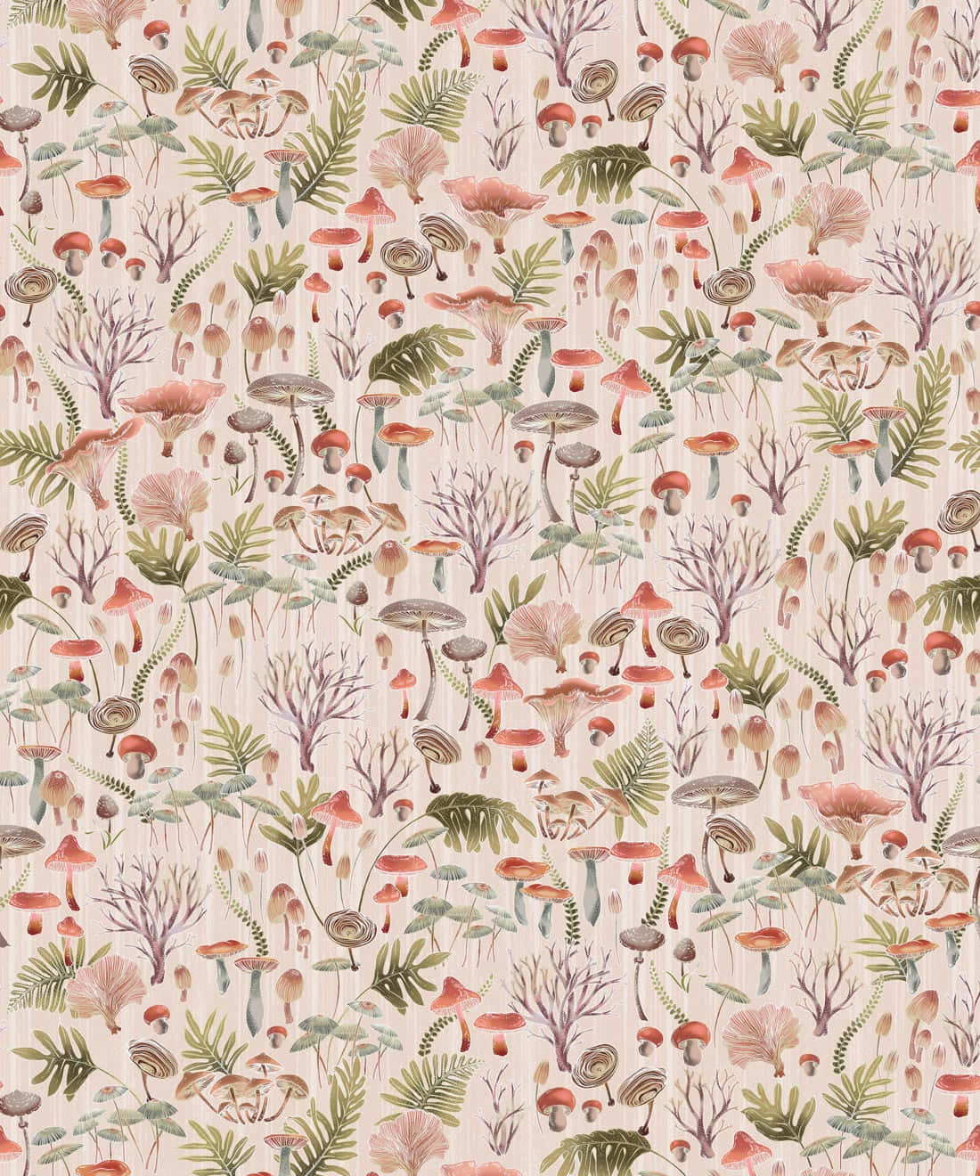 mushroom phone, 1100 x 1320, watercolor pattern, HD Phone Wallpaper