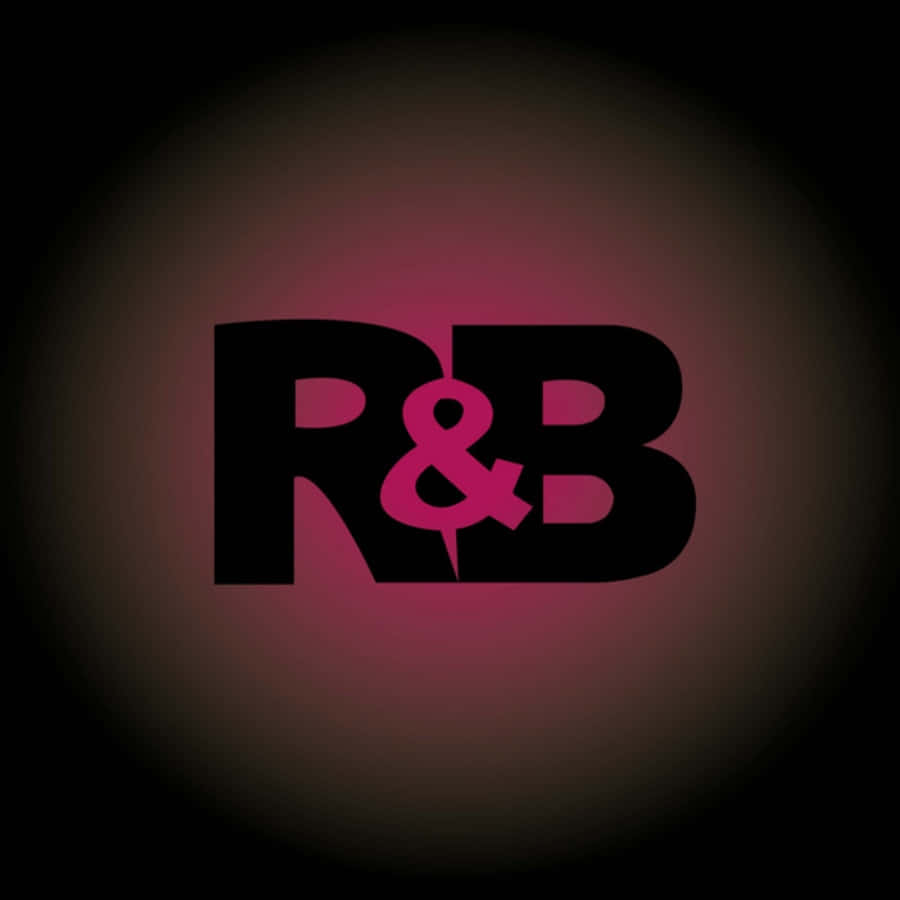 R&B, magenta light, black letters, SD Desktop Wallpaper