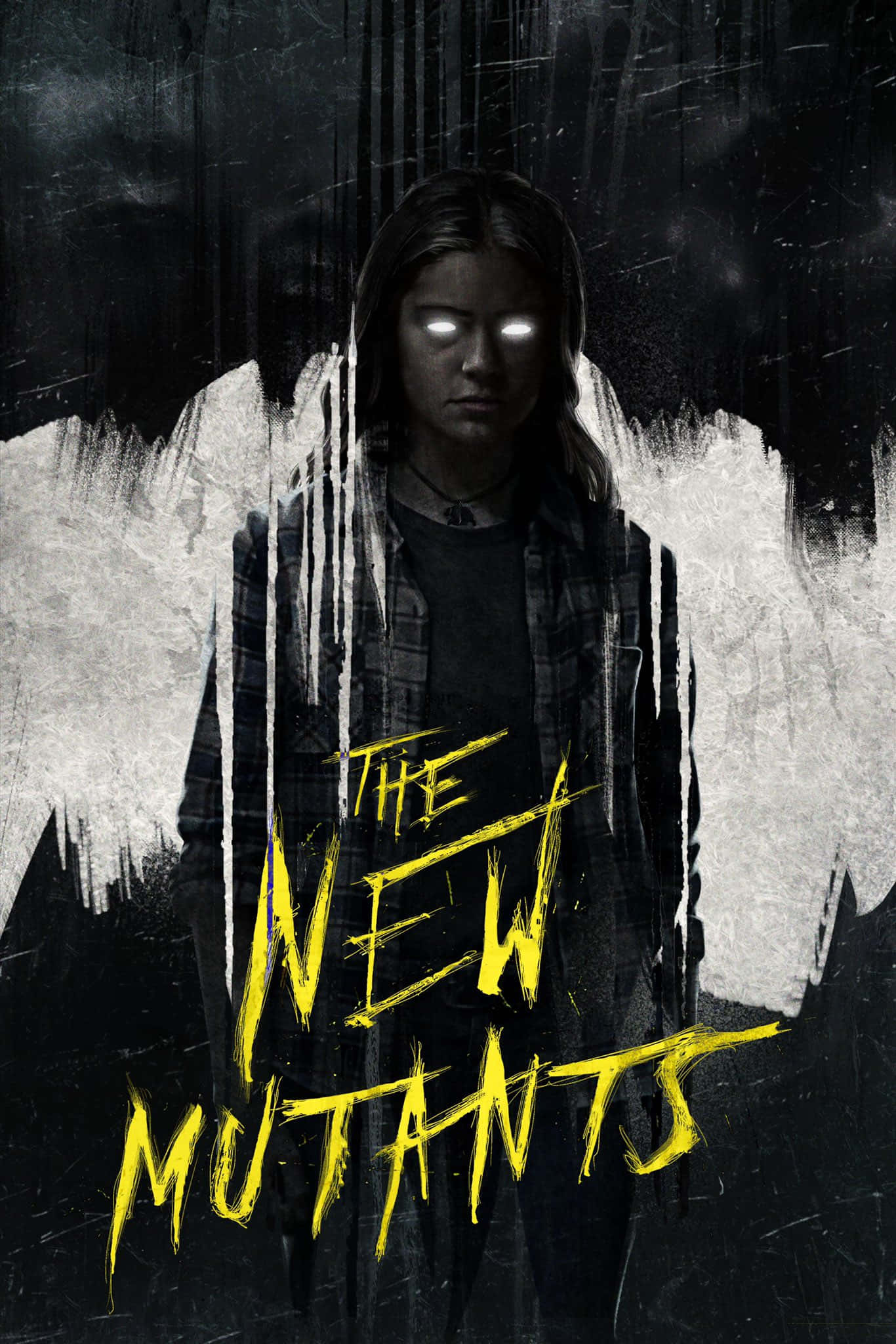 Mutants, glowing eyes, white wings, Full HD Phone Wallpaper