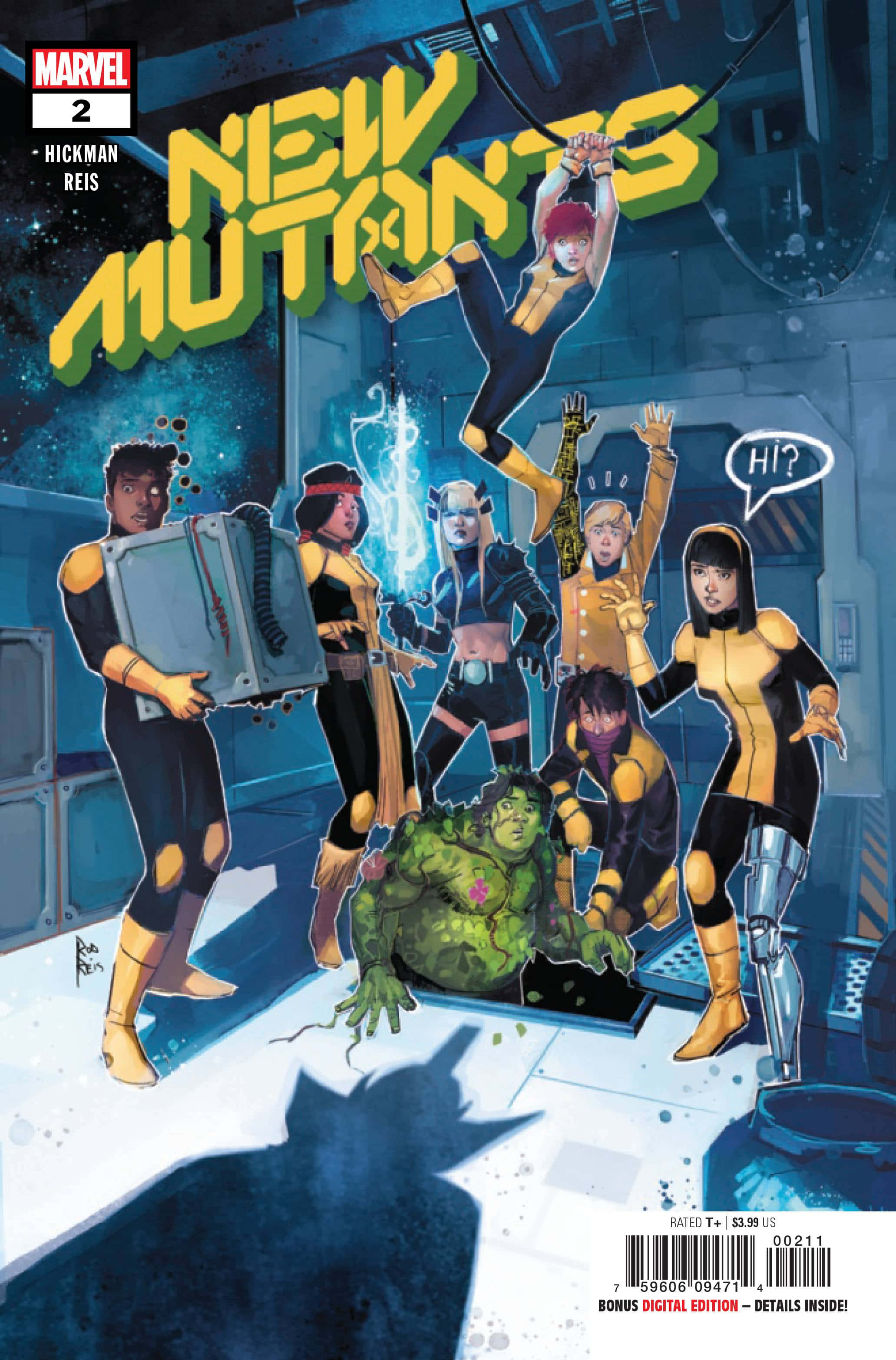 New Mutants, green monster, shadowy figure, 2K Phone Wallpaper