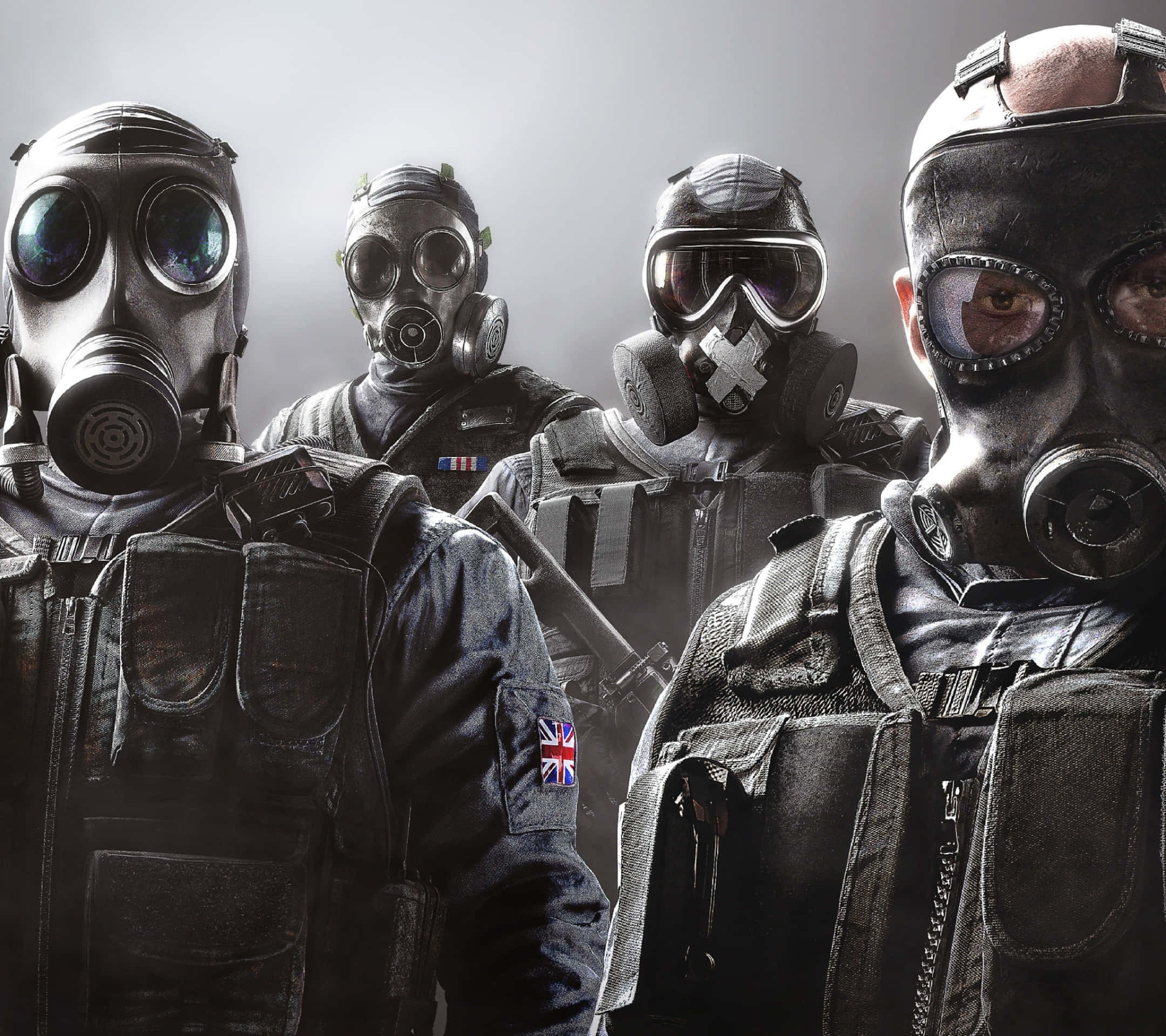 Mute, soldiers, tactical gear, Full HD Desktop Wallpaper