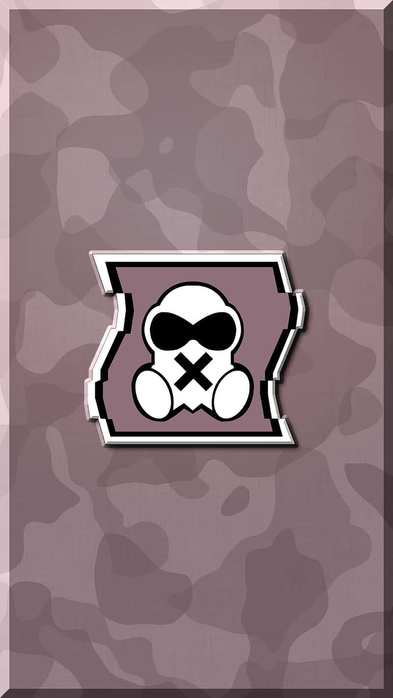 Mute, cute brown art, stylized skull, HD Phone Wallpaper