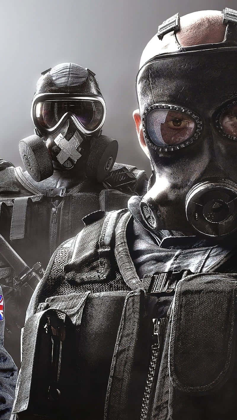 Mute, tactical gear, gas masks, HD Phone Wallpaper