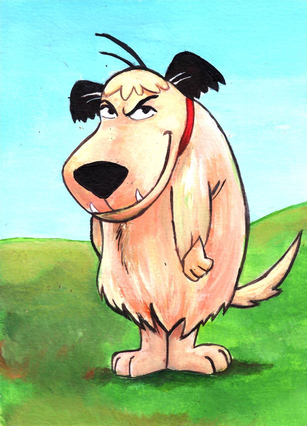 Muttley, grinning, black ears, HD Phone Wallpaper