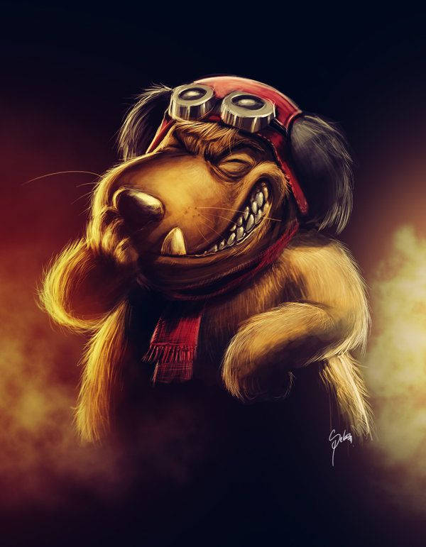 Muttley, goggles, scarf, SD Phone Wallpaper