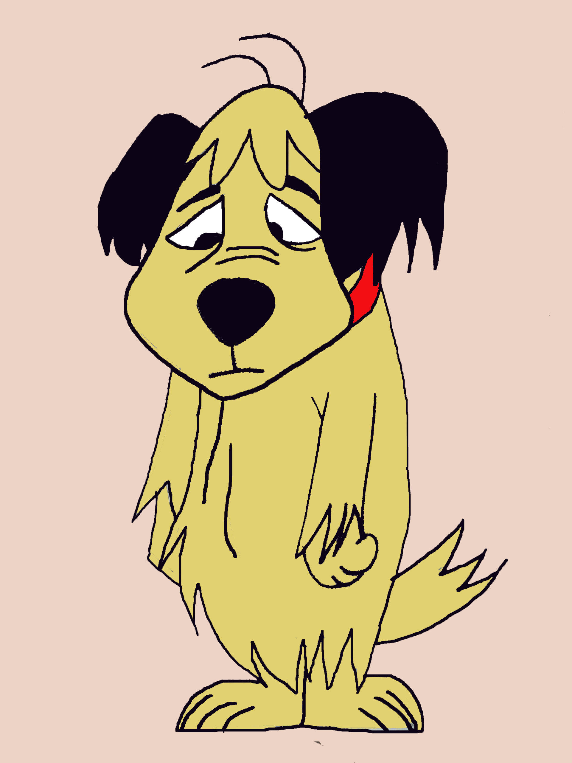 Muttley, yellow fur, black ears, 2K Phone Wallpaper