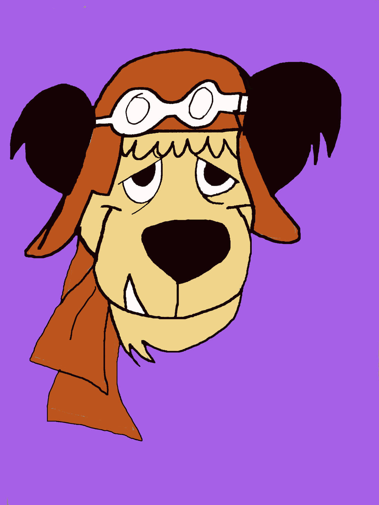 Muttley, aviator goggles, brown cap, HD Phone Wallpaper