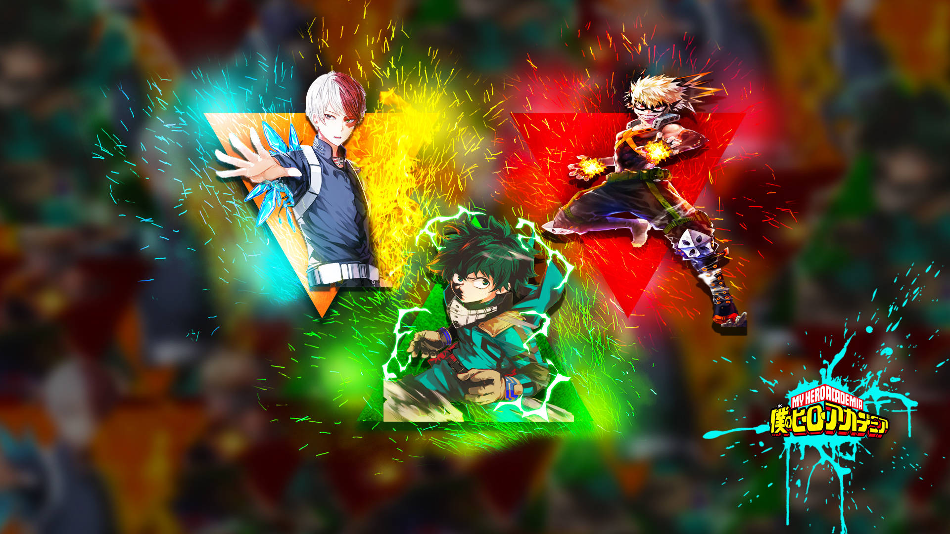 My Hero Academia, 4K, manga art, Full HD Desktop Wallpaper
