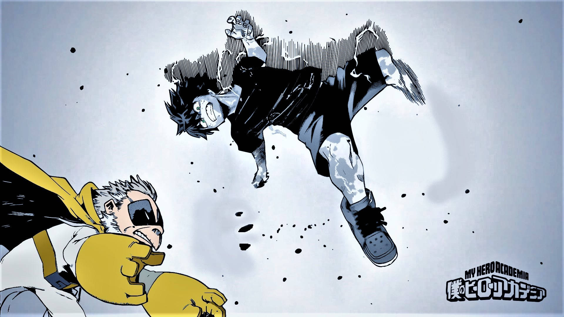 My Hero Academia, 4K, fight scene, Full HD Desktop Wallpaper