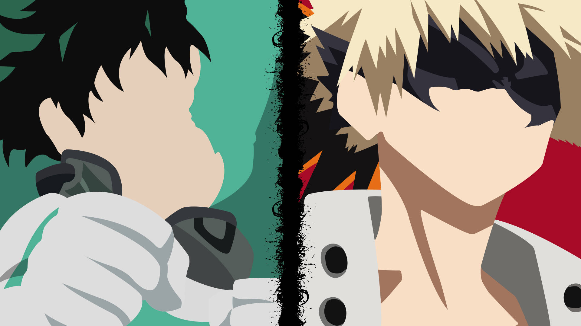 My Hero Academia, 4K resolution, black hair, Full HD Desktop Wallpaper