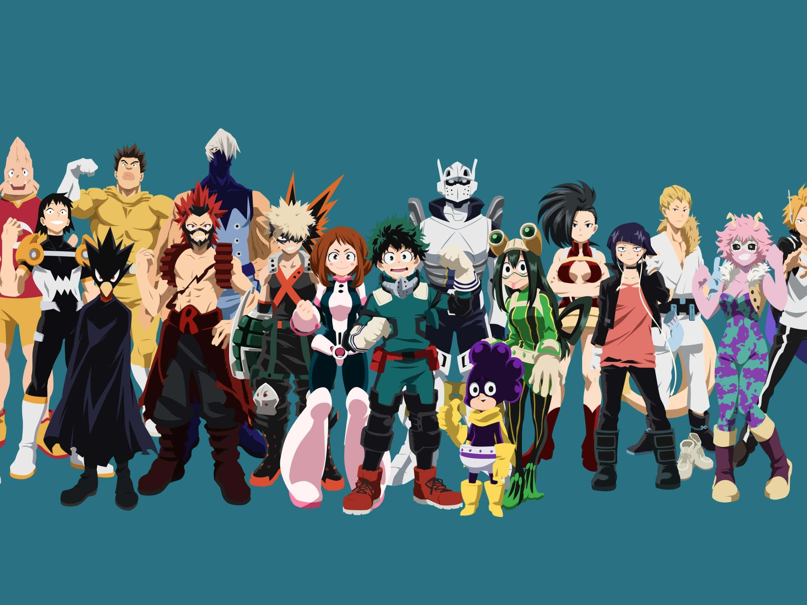 My Hero Academia, iPad, hero costumes, 2K Desktop Wallpaper