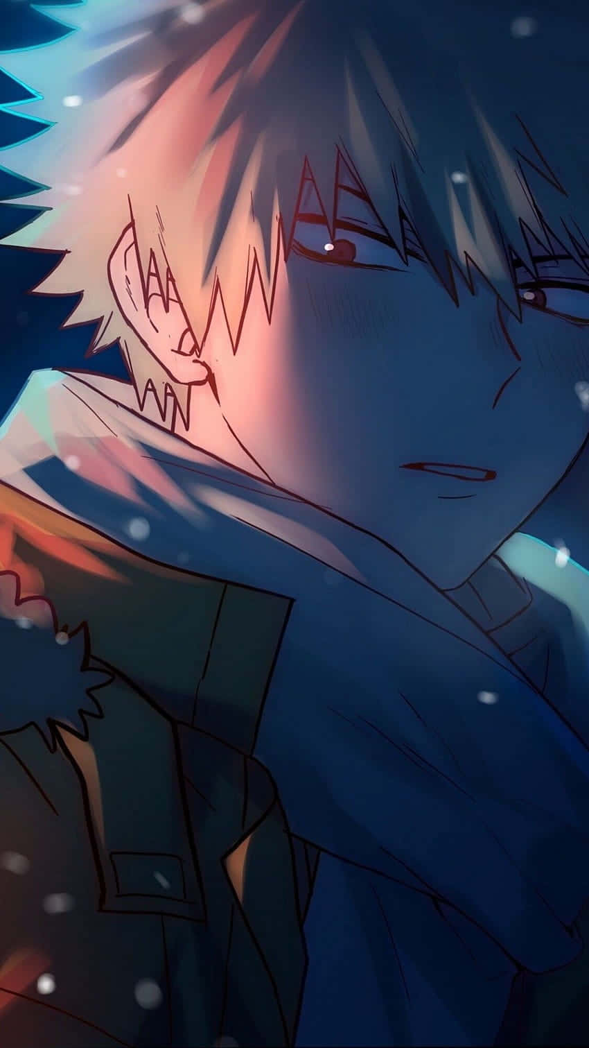 My Hero Academia, Bakugo, spiky hair, HD Phone Wallpaper
