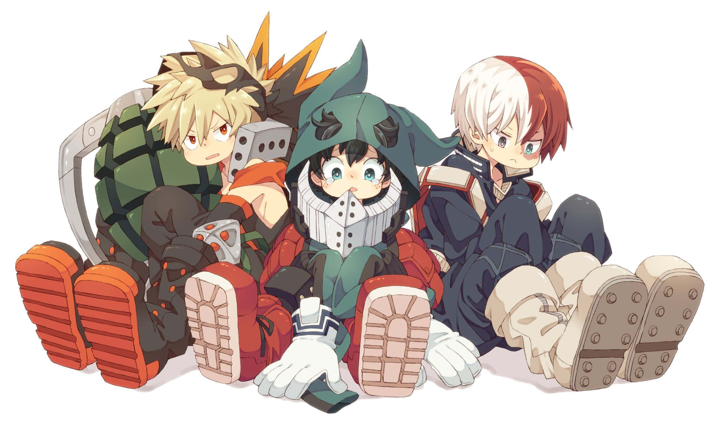 My Hero Academia, iPad, anime heroes, Full HD Desktop Wallpaper