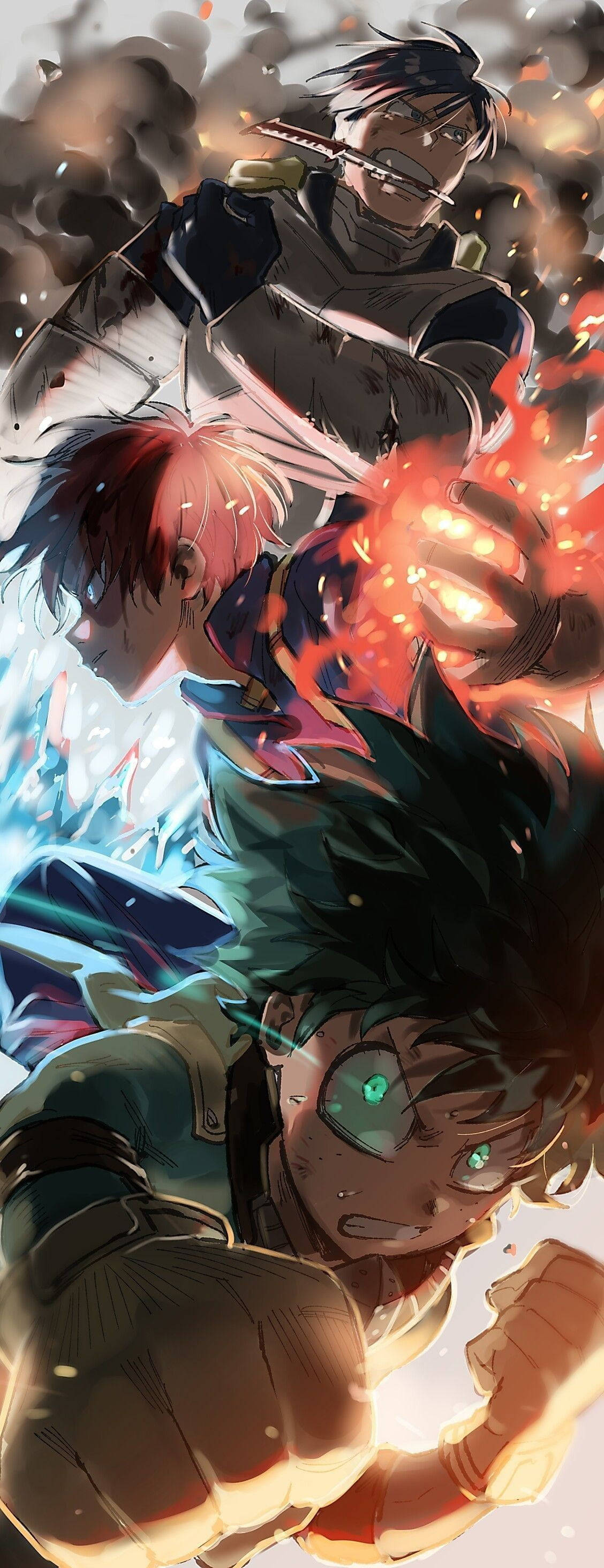 My Hero Academia, heroines, anime heroes, 2K Phone Wallpaper