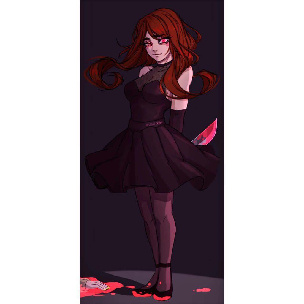 My Hero Academia, villain, red-haired anime girl, SD Desktop Wallpaper