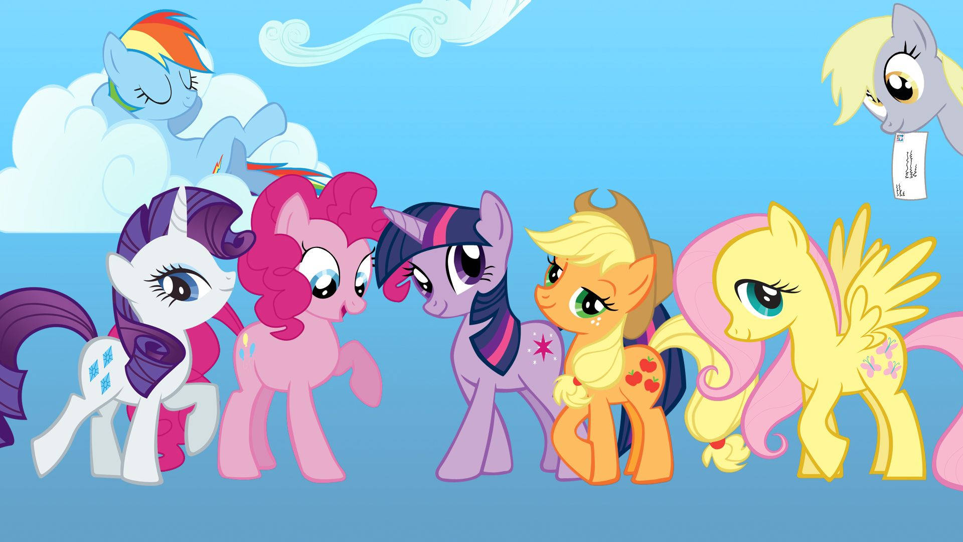 My Little Pony, Blue Sky, desktop, Full HD Desktop Wallpaper