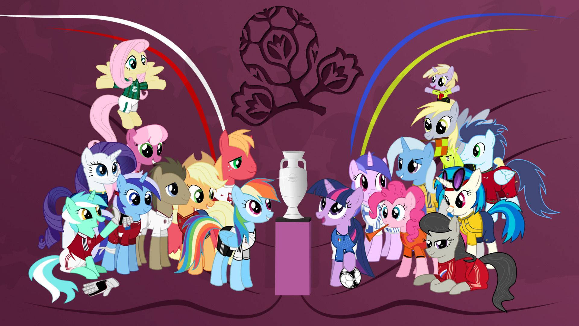 My Little Pony, ponies, trophy, Full HD Desktop Wallpaper