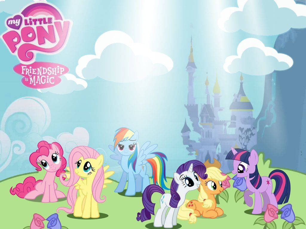 My Little Pony, Twilight, friends, SD Desktop Wallpaper