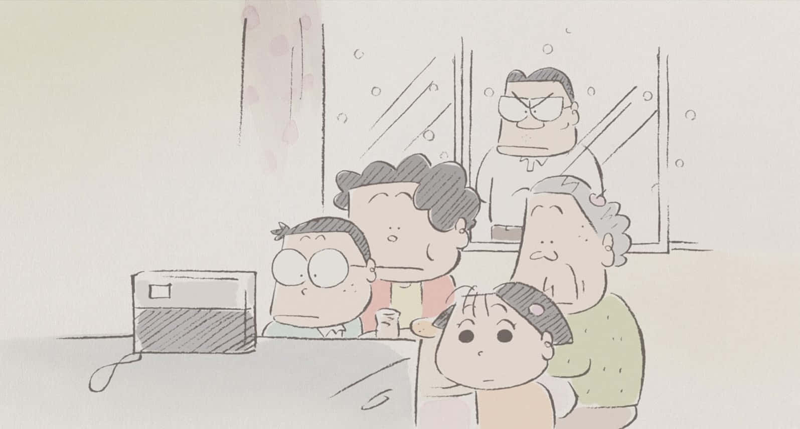 My Neighbors The Yamadas, vintage radio, cozy room, HD Desktop Wallpaper