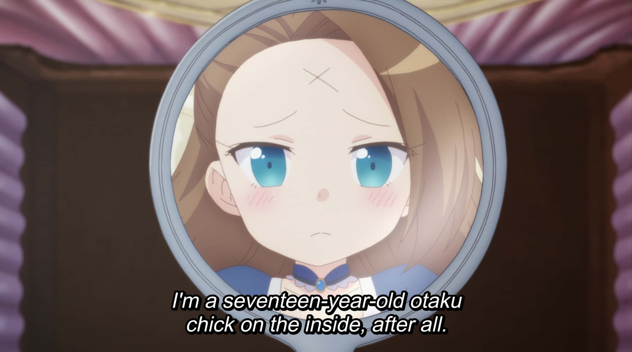My Next Life As A Villainess All Routes Lead To Doom, chibi anime girl, blue eyes, Full HD Desktop Wallpaper