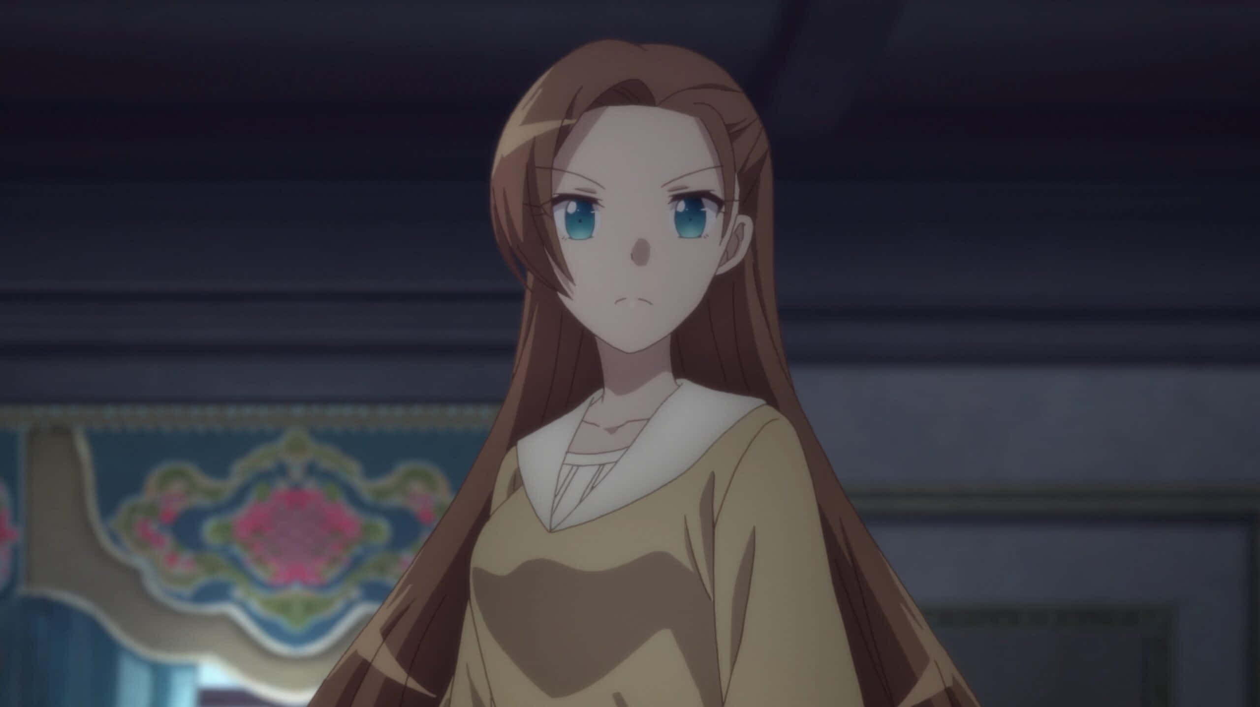 My Next Life As A Villainess All Routes Lead To Doom, long brown hair, blue eyes, 2K Desktop Wallpaper