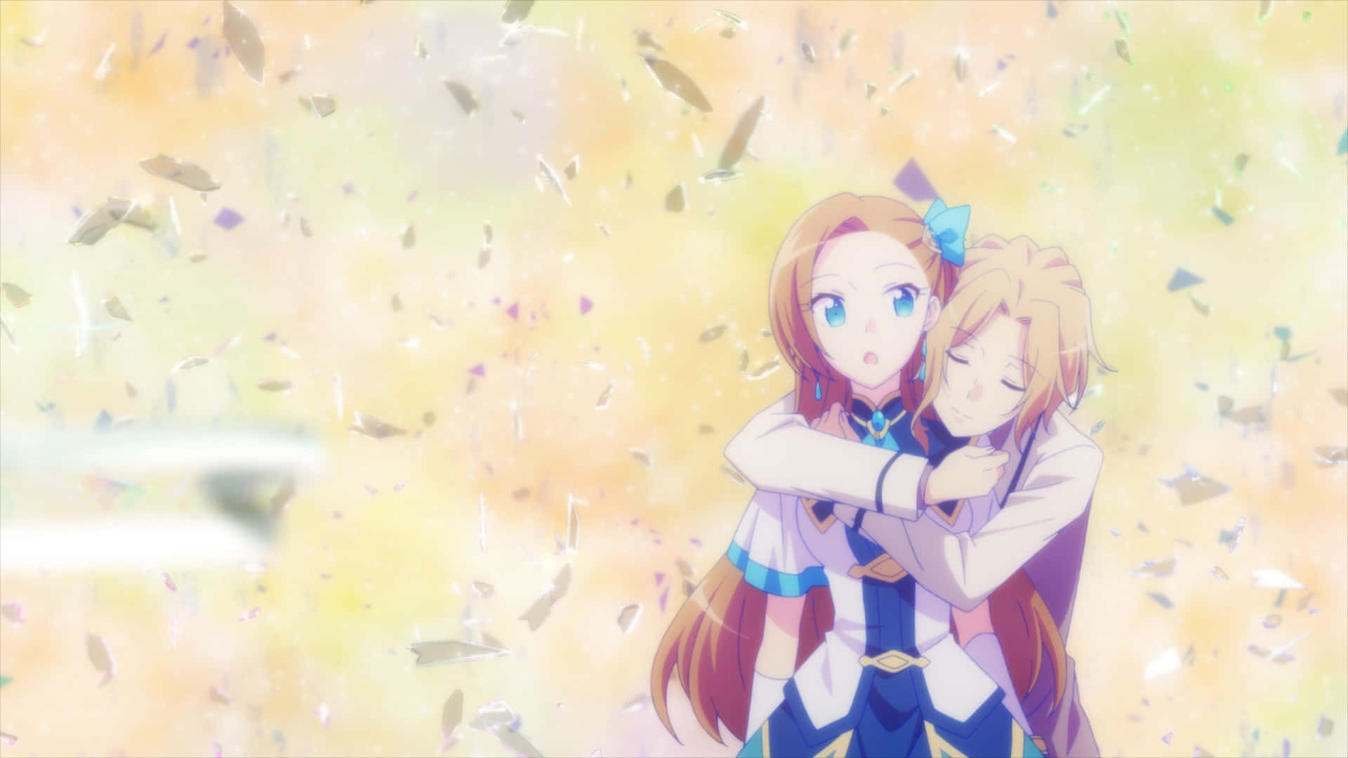 My Next Life As A Villainess All Routes Lead To Doom, anime girls, confetti, Full HD Desktop Wallpaper