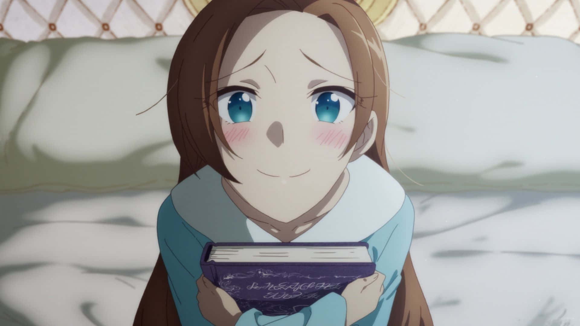 My Next Life As A Villainess All Routes Lead To Doom, blue eyes, brown hair, Full HD Desktop Wallpaper