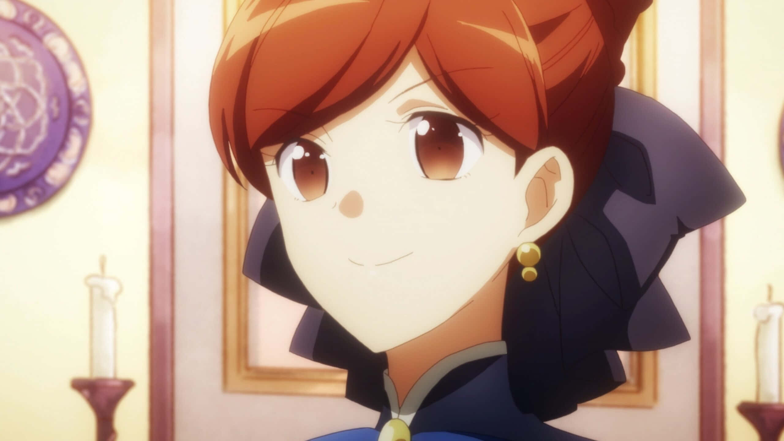 My Next Life As A Villainess All Routes Lead To Doom, red hair, dark bow, 2K Desktop Wallpaper