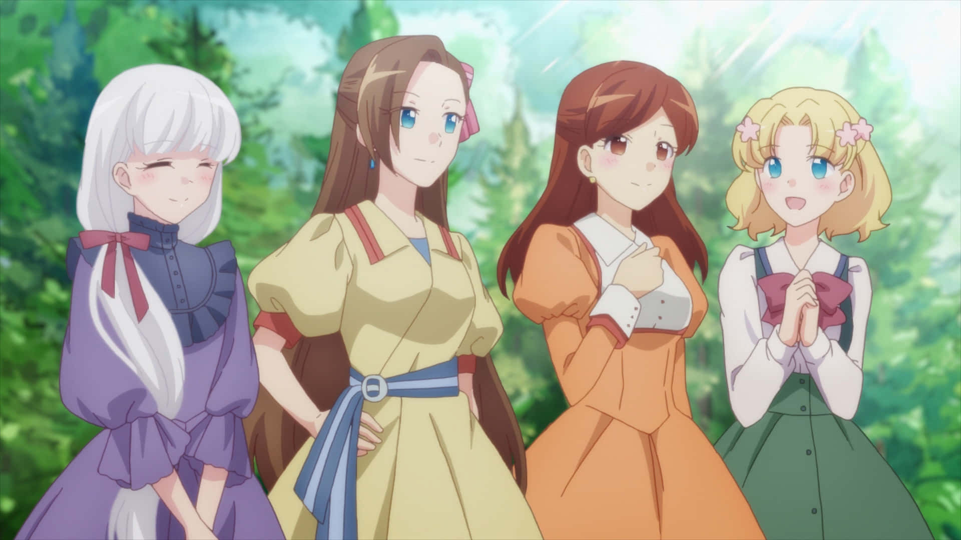 My Next Life As A Villainess All Routes Lead To Doom, anime girls, colorful dresses, Full HD Desktop Wallpaper