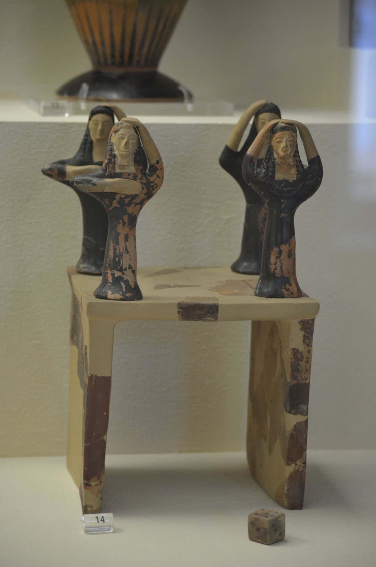 Mystical Artifacts, ancient Egyptian figurines, weathered wooden table, Full HD Phone Wallpaper