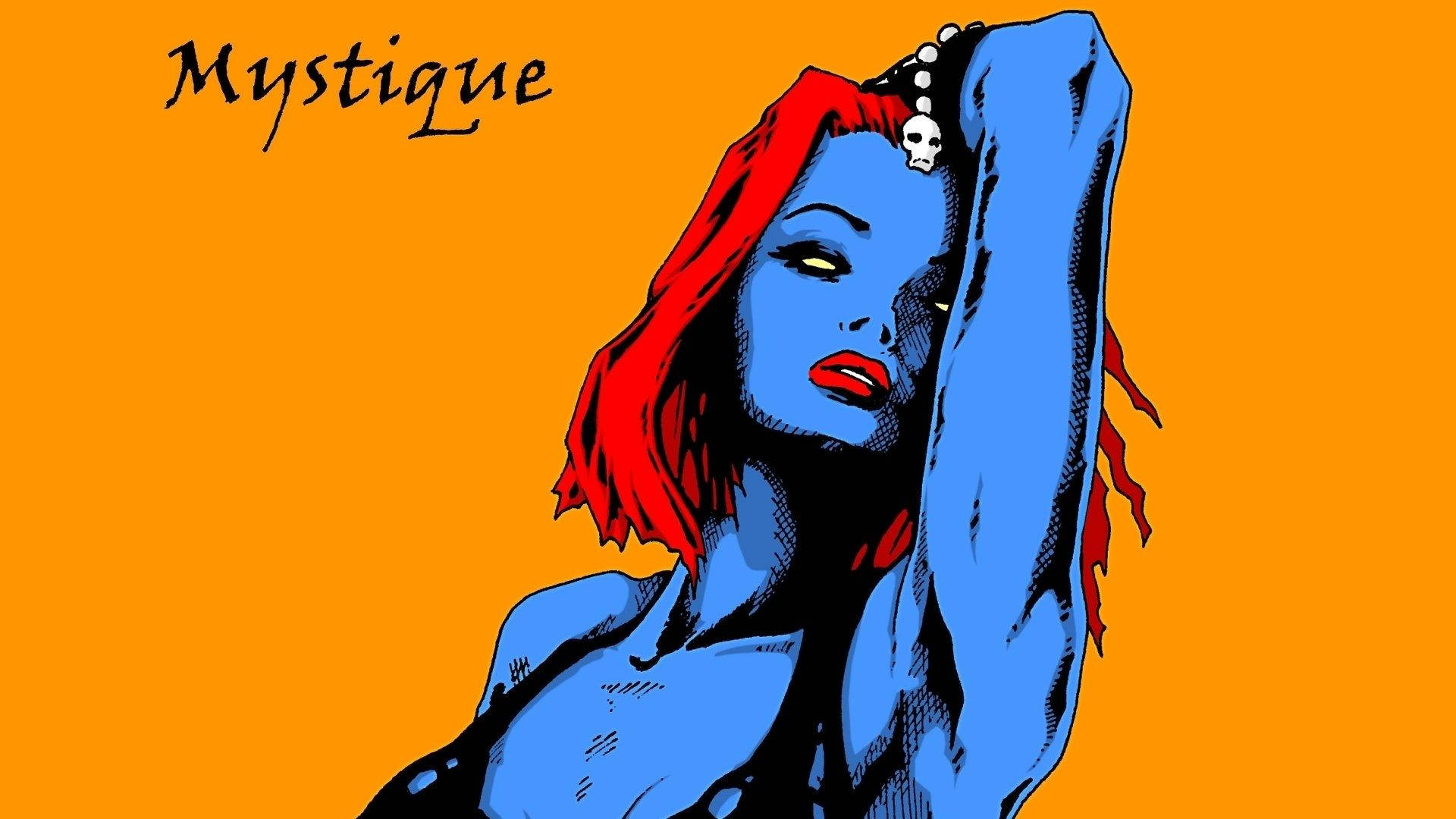 Mystique, X-Men, blue skin, Full HD Desktop Wallpaper