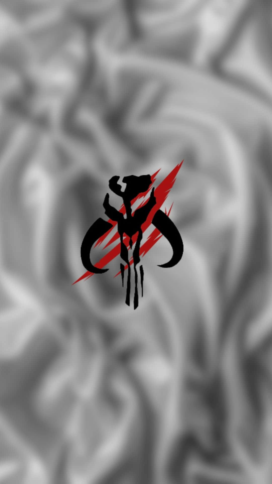Mythosaur, black and red, stylized skull logo, Full HD Phone Wallpaper