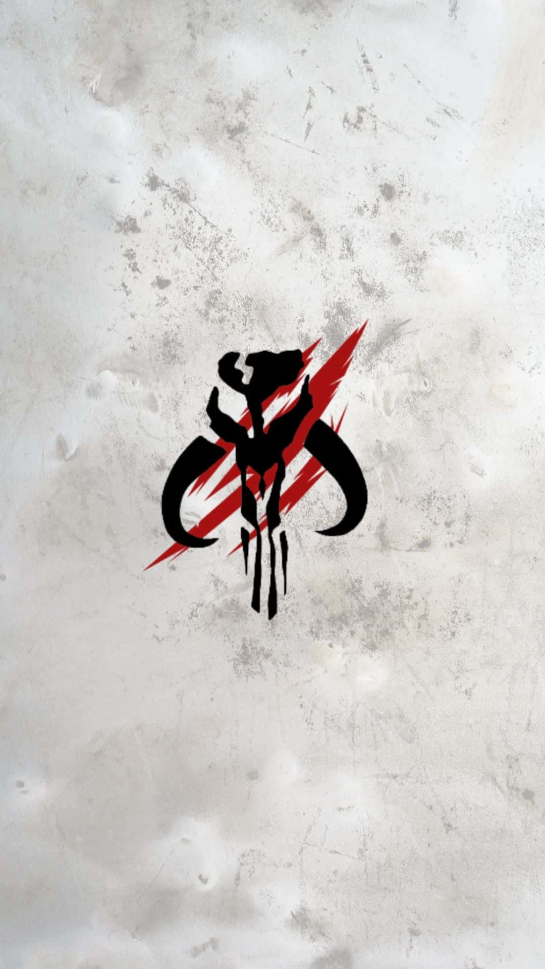 Mythosaur, black and red, stylized skull logo, Full HD Phone Wallpaper