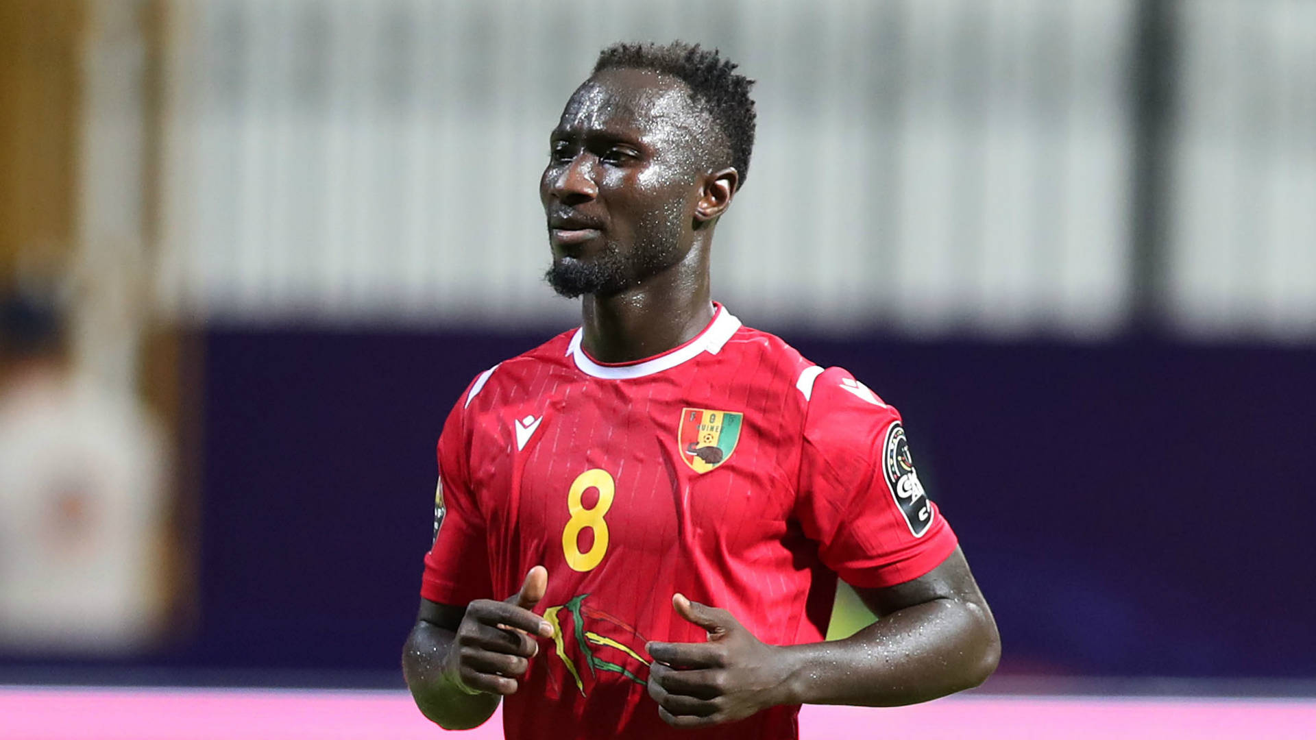 Naby Keita, yellow, 8, Full HD Desktop Wallpaper