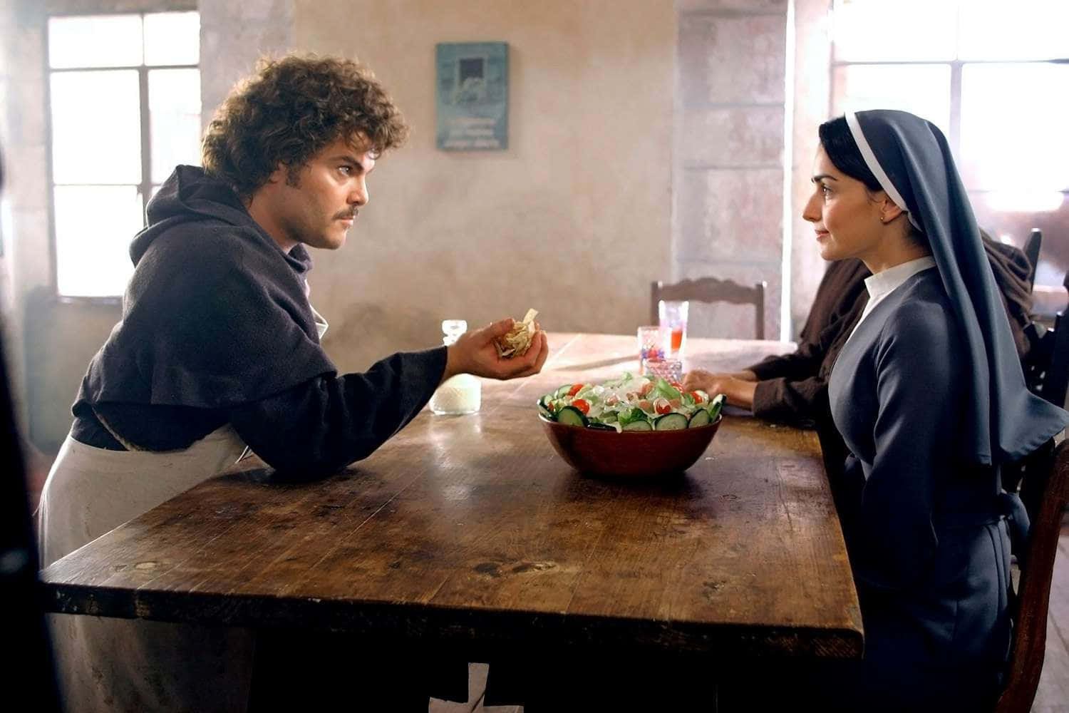 Nacho Libre, nun, dark robe, HD Desktop Wallpaper
