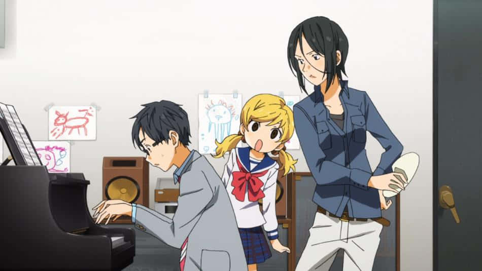Nagi Aiza, anime characters, room, SD Desktop Wallpaper