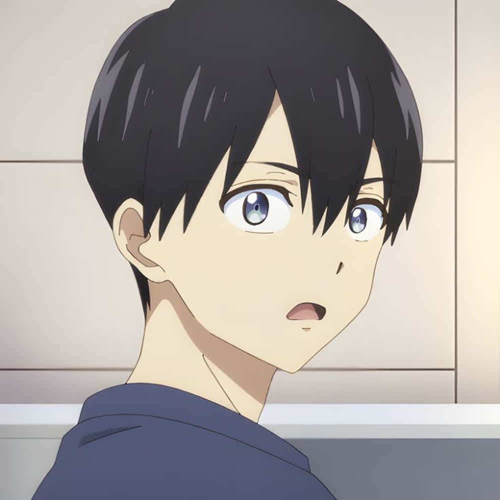 Nagi Umino, black hair, blue eyes, SD Desktop Wallpaper