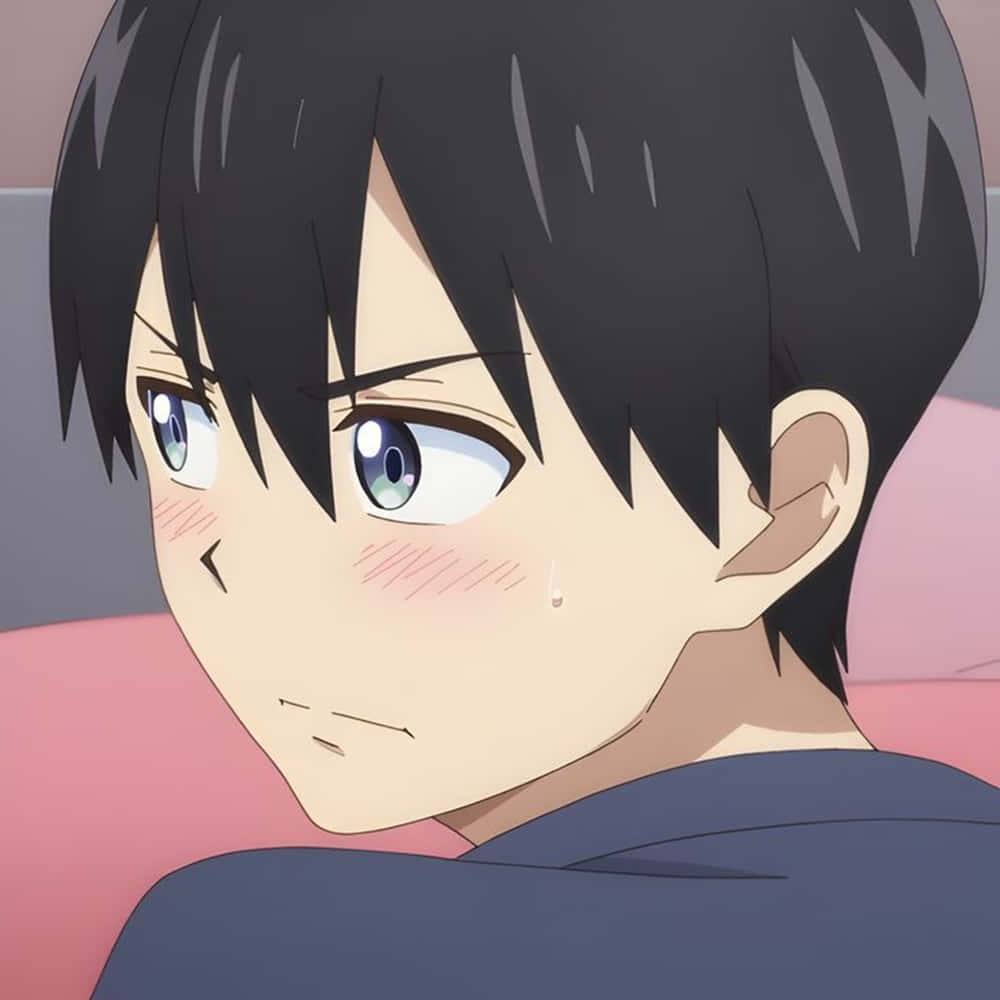 Nagi Umino, black hair, blue eyes, SD Desktop Wallpaper