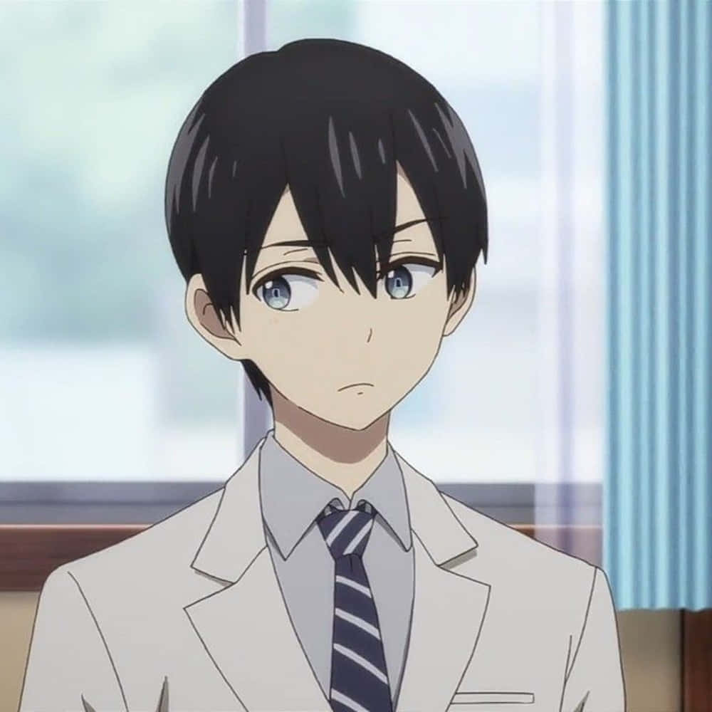 Nagi Umino, black hair, blue eyes, SD Desktop Wallpaper