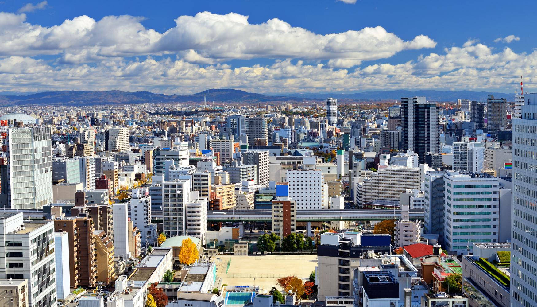 Nagoya, city skyline, modern cityscape, HD Desktop Wallpaper