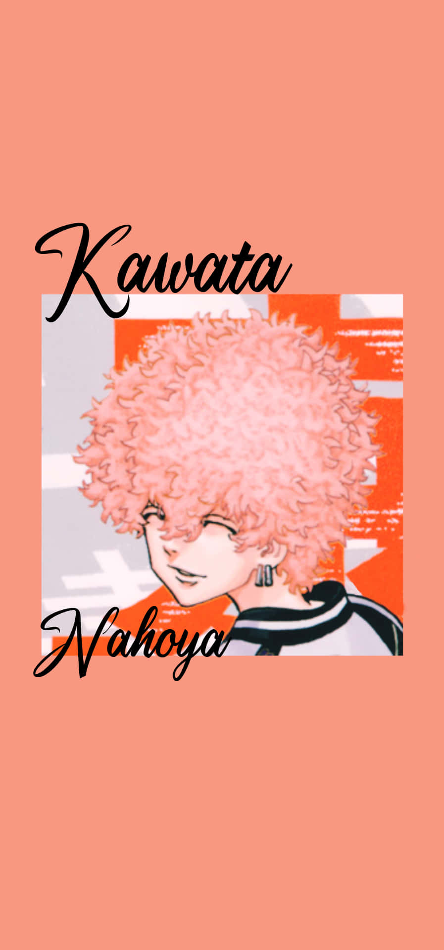 Nahoya Kawata, vibrant pink curly hair, closed eyes, HD Phone Wallpaper