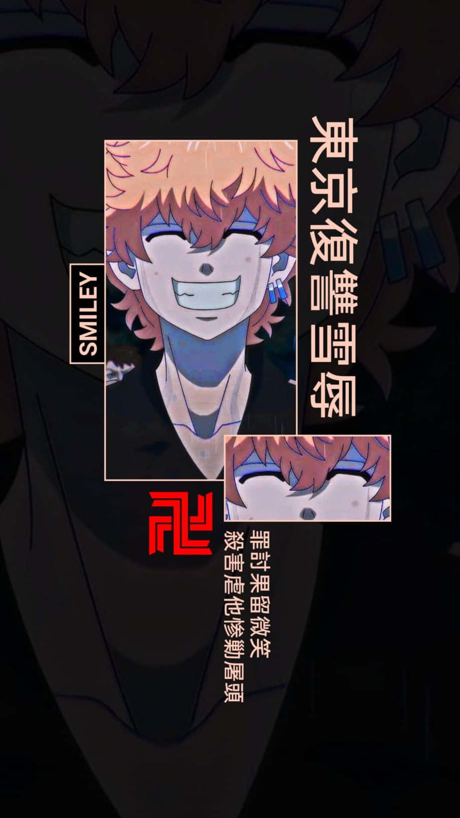Nahoya Kawata, spiky orange hair, wide grin, HD Phone Wallpaper