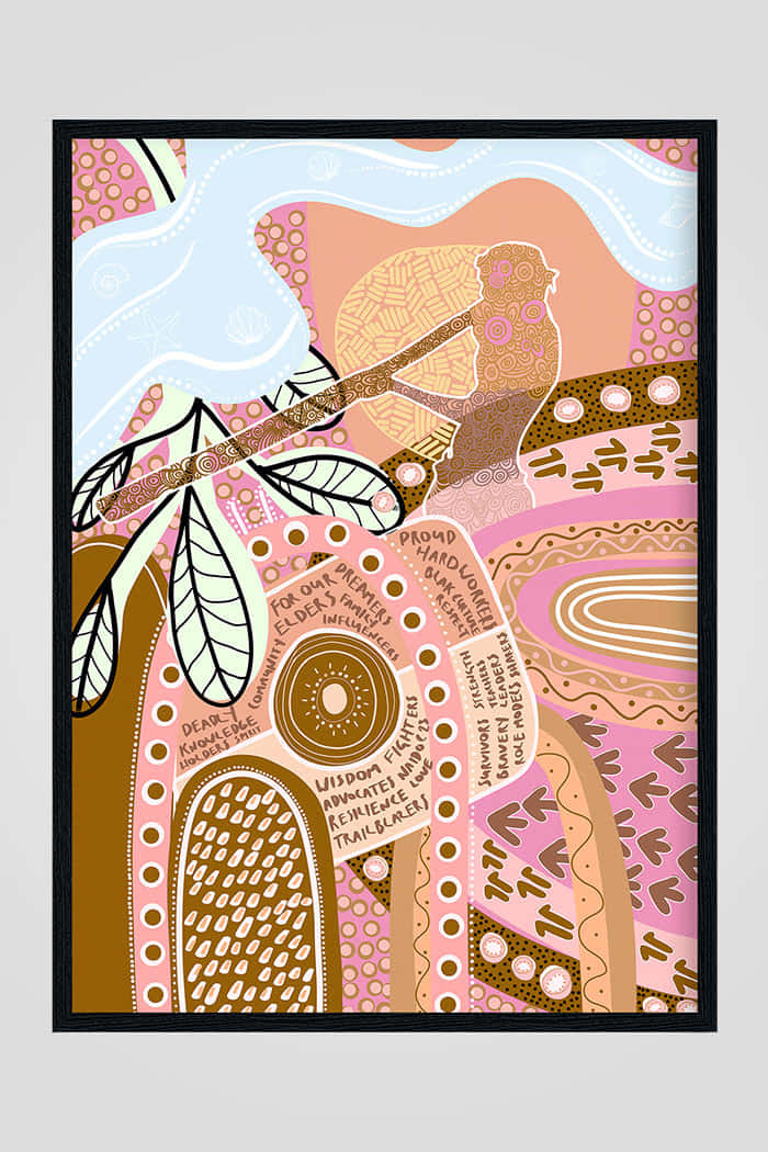 Naidoc Week, boomerang, indigenous hands, SD Phone Wallpaper