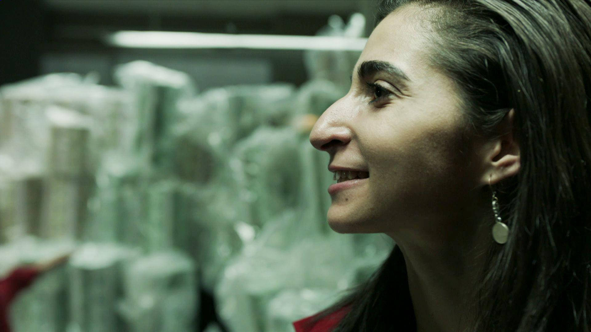 Nairobi money heist, side view, woman, Full HD Desktop Wallpaper