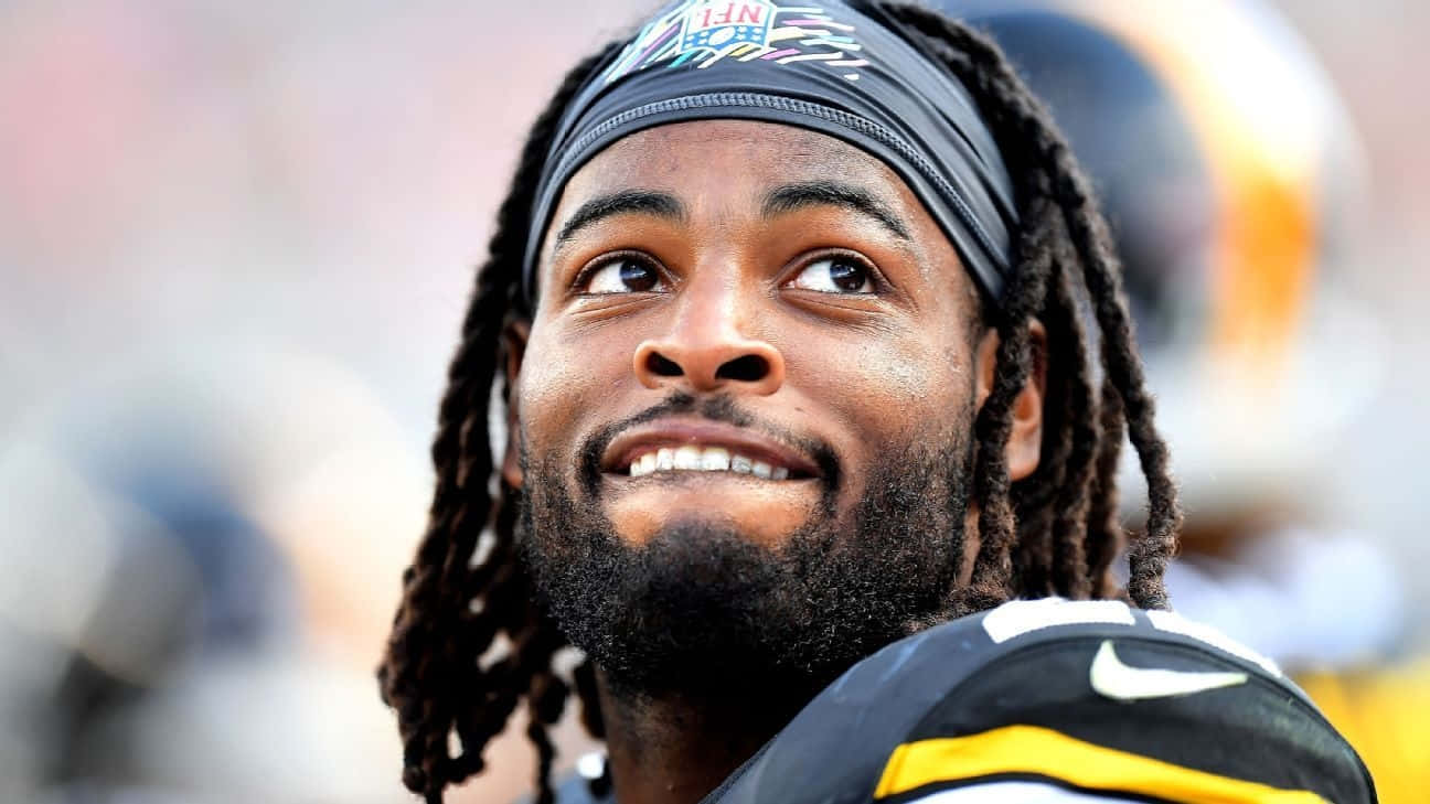 Najee Harris, dreadlocks, headband, HD Desktop Wallpaper