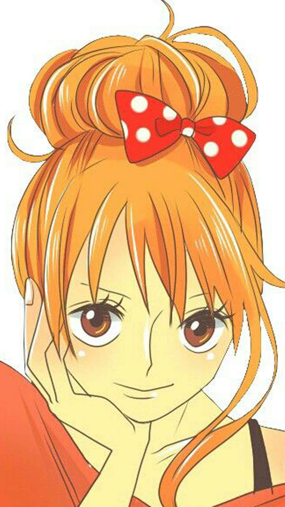 Nami, One Piece, orange hair, Full HD Phone Wallpaper