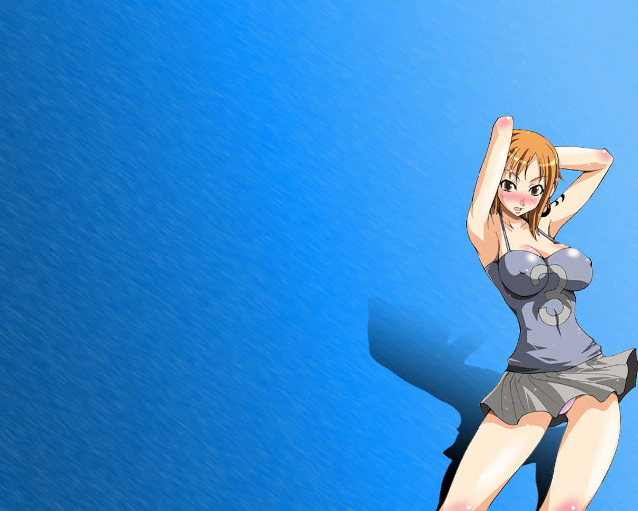 Nami, One Piece, orange hair, HD Desktop Wallpaper